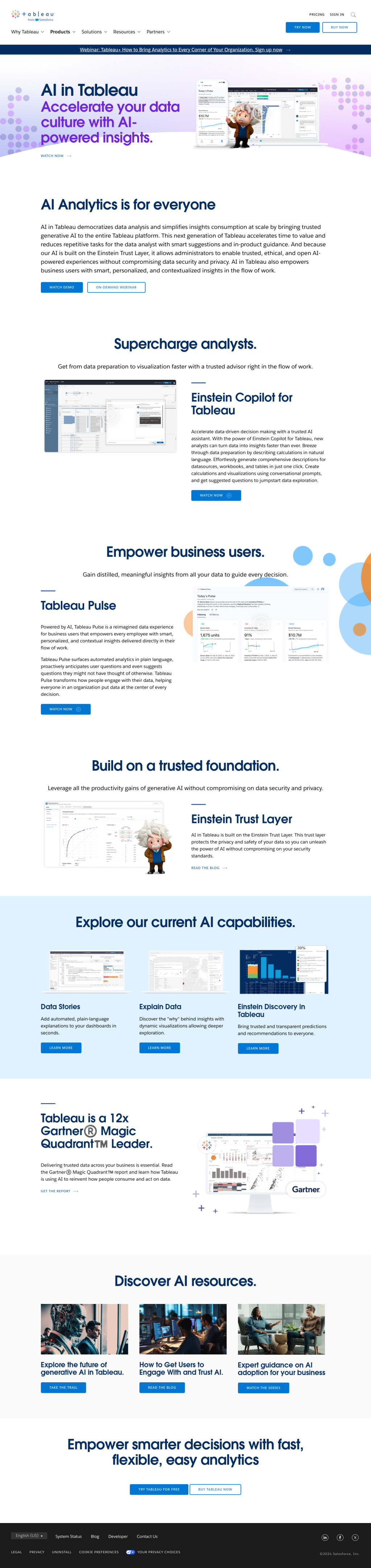 Tableau AI screenshot.
